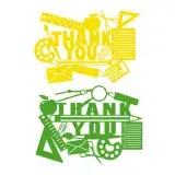 Thank You Teacher School SVG Cuttable Design