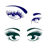 Sexy Eyes SVG Cuttable Design