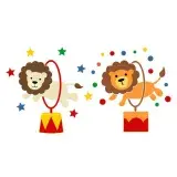 Circus Lion SVG Cuttable Design