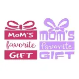 Mom's Favorite Gift SVG Cuttable Design