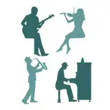 Musician Pack SVG Cuttable Design