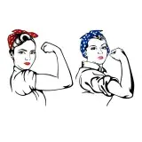 Rosie We Can Do It SVG Cuttable Design