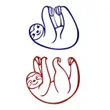 Sloth SVG Cuttable Design
