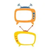 Cute Retro TV Television SVG Cuttable Design