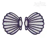 Seashells Embroidery Design
