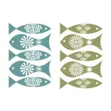 Nouveau Pattern Fish SVG Cuttable Design