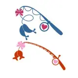 Fishing Bow SVG Cuttable Design