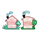 Home Sweet Home SVG Cuttable Design