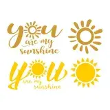 You Are My Sunshine SVG Cuttable Design