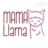 Mama Llama Embroidery Design