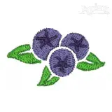 Blueberry Embroidery Design