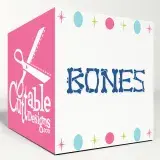 Block Bones SVG Cuttable Font