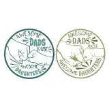 Awesome Dads Raise Awesome Daughters SVG Cuttable Design