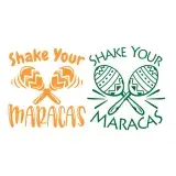 Shake Your Maracas SVG Cuttable Design