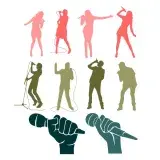 Singer Pack SVG Cuttable Design