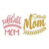 Softball Mom SVG Cuttable Design