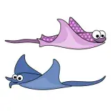 Stingray SVG Cuttable Design