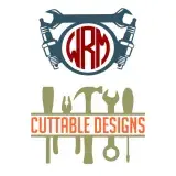 Tools Split and Monogram SVG Cuttable Frame