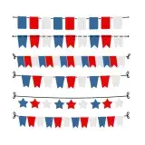 Fourth of July Bunting SVG Cuttable Design