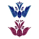 Art Pattern Flying Bird SVG Cuttable Design