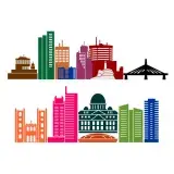 Canada Skyline SVG Cuttable Design