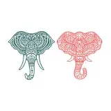 Elephant Mandala SVG Cuttable Design