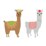 Adorable Llama SVG Cuttable Design
