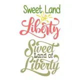 Sweet Land of Liberty SVG Cuttable Design