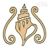 Sea Shell Applique Embroidery Design
