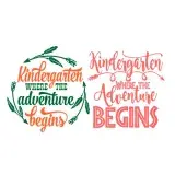 Kindergarten Where the Adventure Begins SVG Cuttable Design