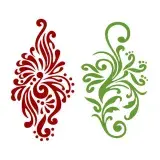Damask Pattern SVG Cuttable Design