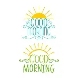 Good Morning SVG Cuttable Design