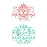 Mandala Swirl Tree SVG Cuttable Design