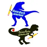 Teacher Saurus Teachersaurus SVG Cuttable Design