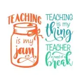Teaching Pack SVG Cuttable Design