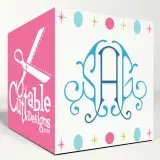 Victoria Monogram SVG Cuttable Font