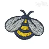 Little Bee Embroidery Design