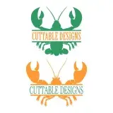 Crawfish Split Frame SVG Cuttable Design