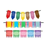 Crayon Banner SVG Cuttable Design