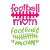 Football Mom SVG Cuttable Design