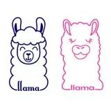Lovely Llama SVG Cuttble Design