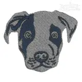 Bulldog Embroidery Design