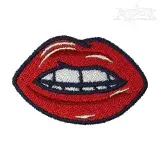 Lips Embroidery Design