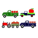 Apple Truck SVG Cuttable Design