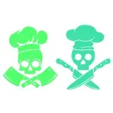 Skull Chef SVG Cuttable Design