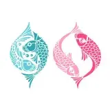 Fish Couple SVG Cuttable Design