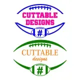 Football Frames SVG Cuttable Design
