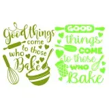 Good Things Come to Those Who Bake SVG Cuttable Design