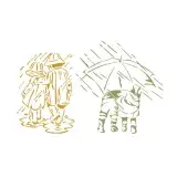 Kids and Rain SVG Cuttable Design