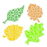 Mandala Mehndi Pattern Leaves Pack SVG Cuttable Design